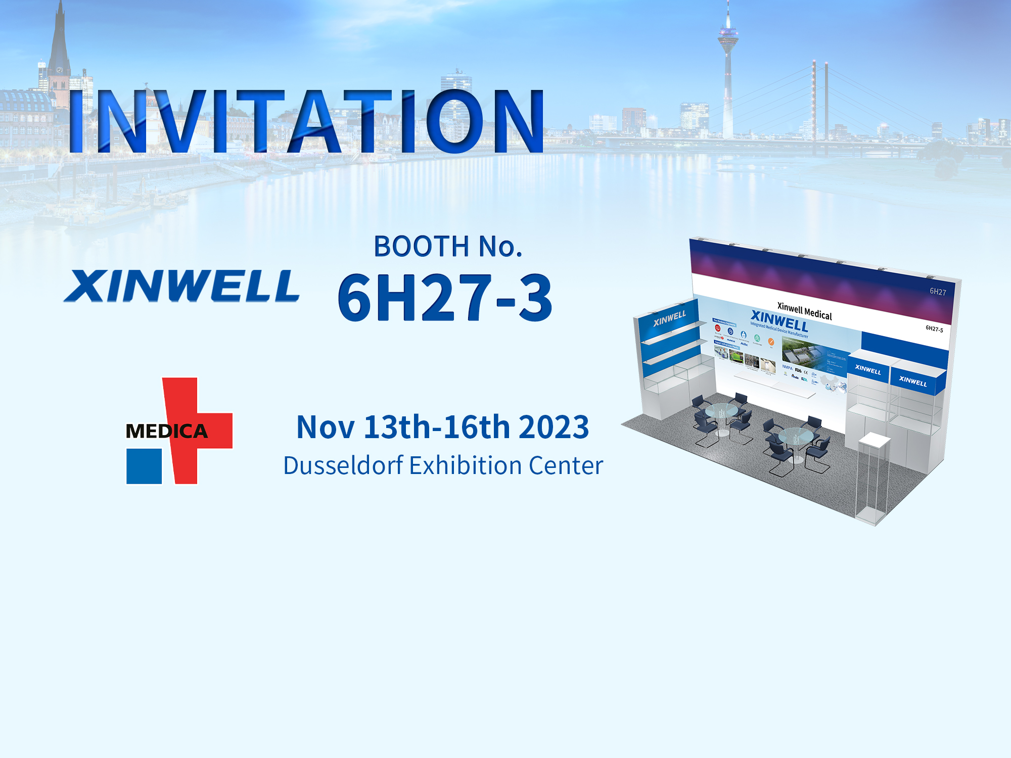 Xinwell Attend Medica 2023 of Germany